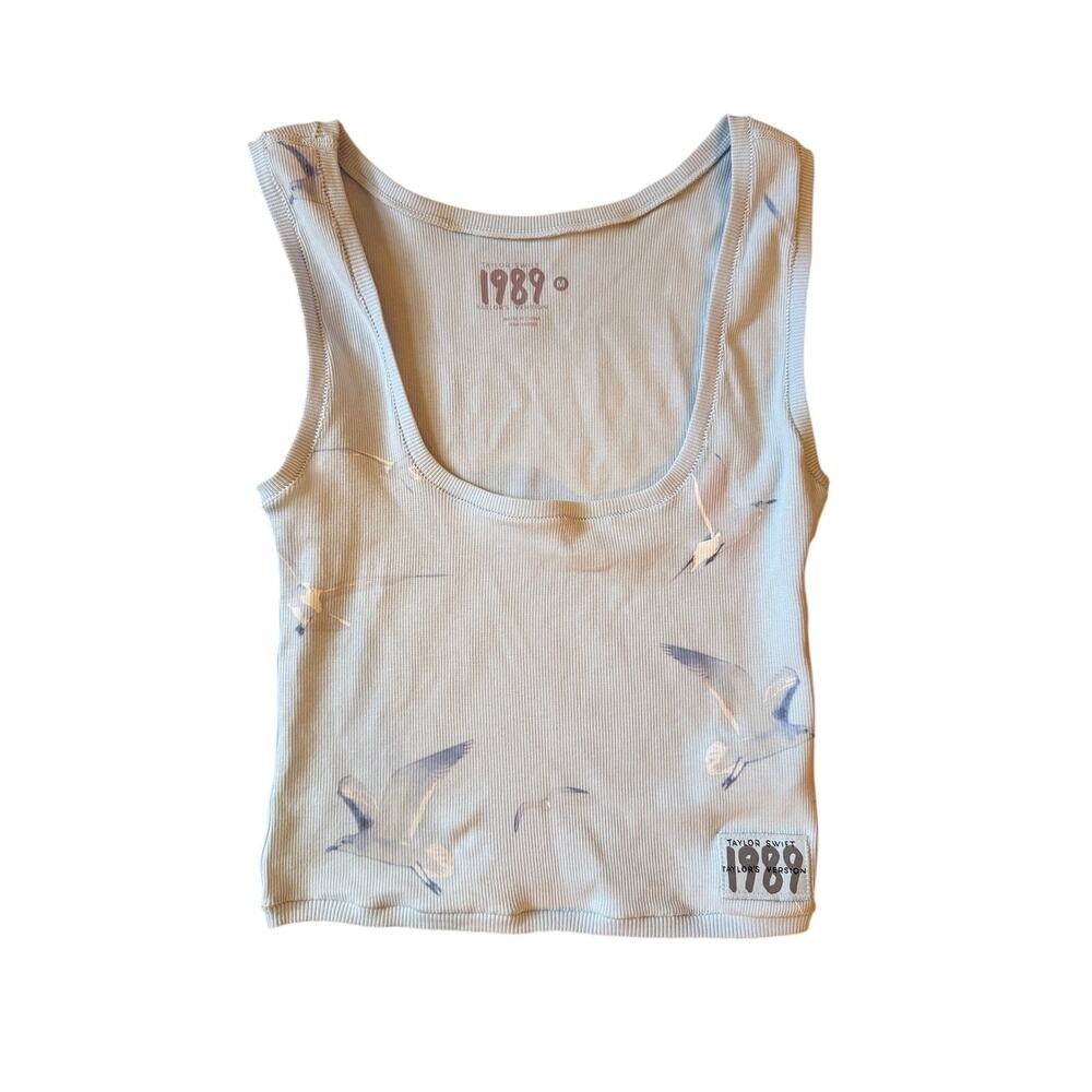 1989 Blue Seagull Tanktop Taylor Swift MED